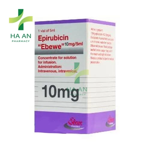 Thuốc Tiêm truyền tĩnh mạch, tiêm vào bàng quang Epirubicin \"Ebewe\"Ebewe Pharma Ges.m.b.H.Nfg.KG