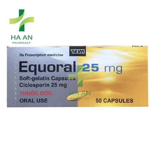 Thuốc Uống Equoral 25mgTeva Czech Industries s.r.o