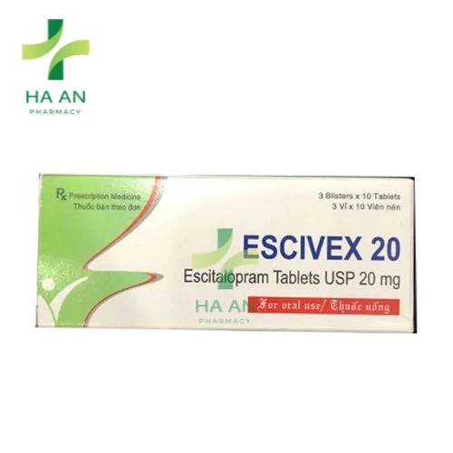 Escivex 20 - Escitalopram Akum Drugs & Pharma