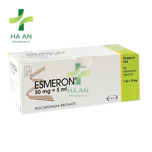 Thuốc Tiêm tĩnh mạch EsmeronSiegfried Hameln GmbH; đóng gói & xuất xưởng: N.V. Organon