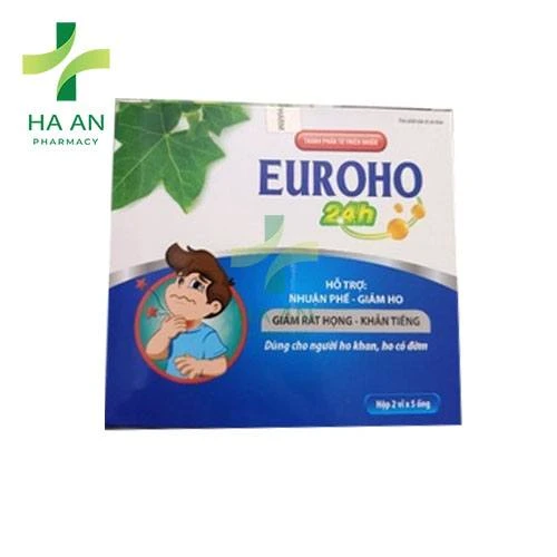 Euroho 24H hỗ trợ giảm ho