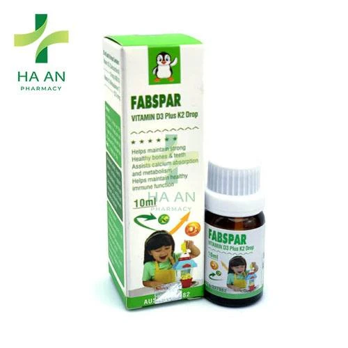 Fabspar Vitamin D3 Plus K2 Drop