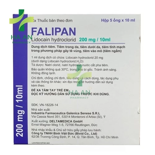Thuốc Tiêm FalipanIndustria Farmaceutica Galenica Senese S.r.l