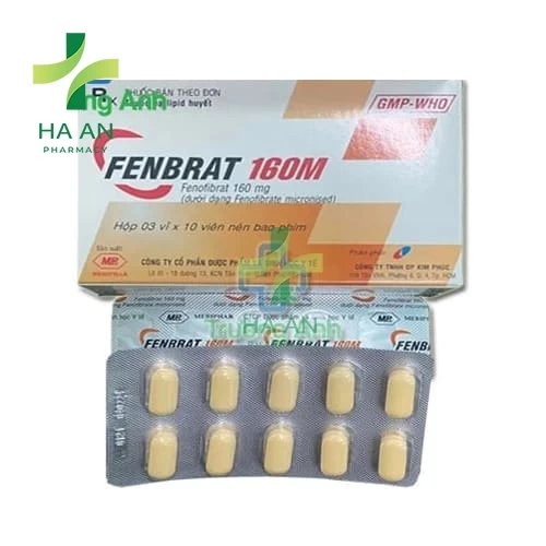 Thuốc Uống Fenbrat 160mCông ty cổ phần dược phẩm và sinh học y tế