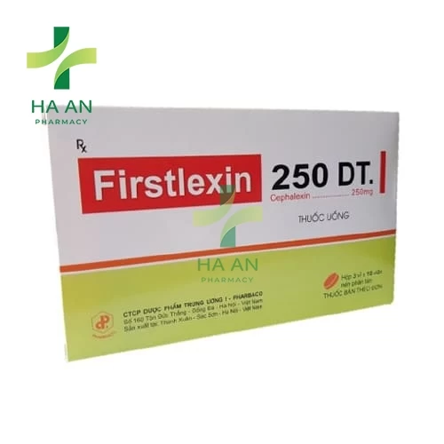 Thuốc Uống Firstlexin 250 DT.Công ty cổ phần dược phẩm Trung ương 1 - Pharbaco.