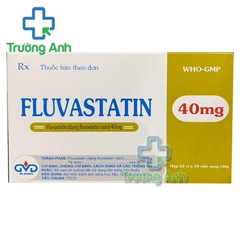 Thuốc Uống Fluvastatin 40mgCông ty CPDP Minh Dân