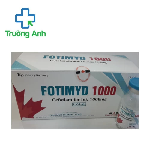 Thuốc Tiêm Fotimyd 1000Công ty cổ phần dược phẩm Tenamyd