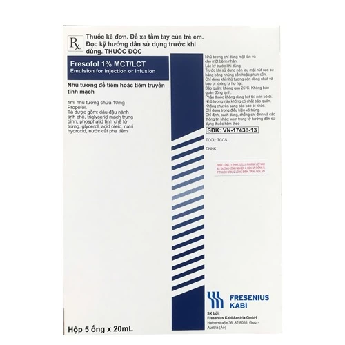 Fresofol 1% MCT/LCT - Propofol Fresenius Kabi