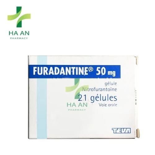 Furadantine 50mg - Nitrofurantoin Teva Pharma