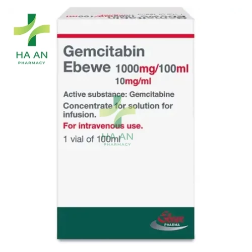 Thuốc Tiêm truyền tĩnh mạch Gemcitabin \"Ebewe\"Ebewe Pharma Ges.m.b.H.Nfg.KG