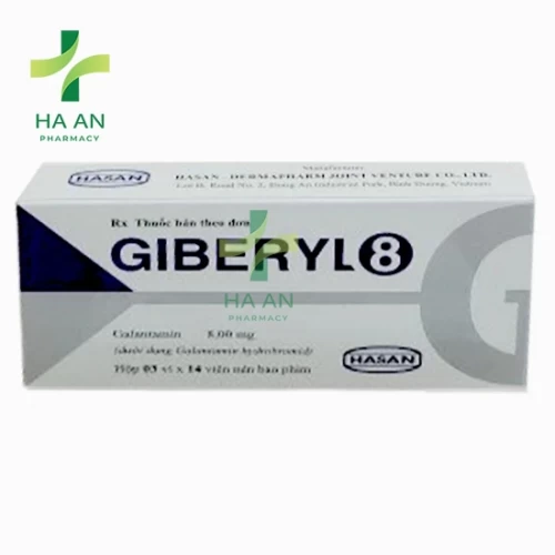 Thuốc Uống Giberyl 8Công Ty TNHH Liên Doanh Hasan – Dermapharm