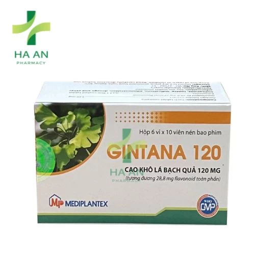 Gintana 120 - Ginkgo biloba Mediplantex