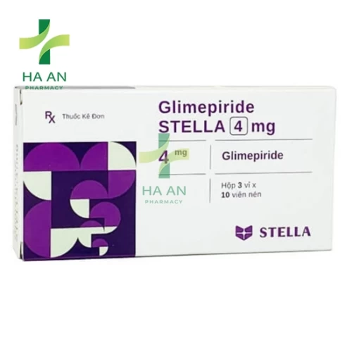 Thuốc Uống Glimepiride Stella 4mgCông Ty TNHH Liên Doanh Stellapharm - Chi Nhánh 1
