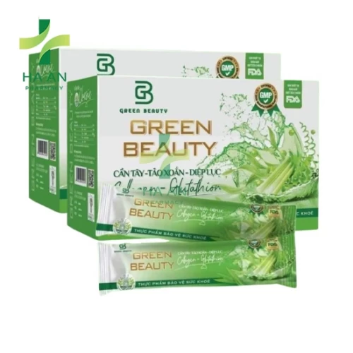  Green Beauty Cần Tây - Tảo Xoắn - Diệp 
Lục - Collagen - Glutathion