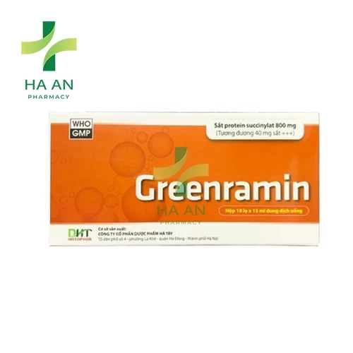 Thuốc Uống GreenraminCông ty cổ phần dược phẩm Hà Tây