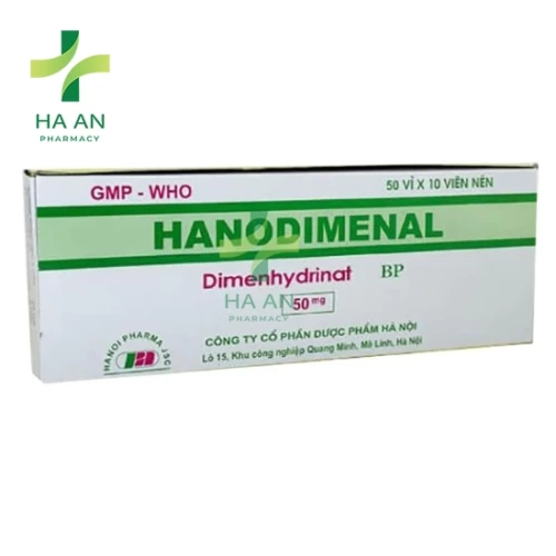 Hanodimenal - Dimenhydrinat 50mg HanoiPharma