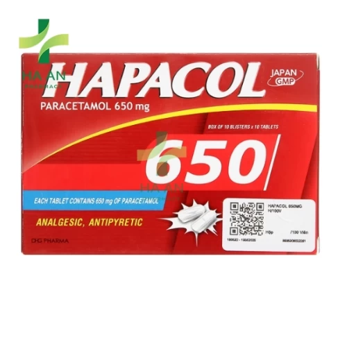 Thuốc Uống Hapacol 650CTCP Dược Hậu Giang - CN nhà máy DP DHG tại Hậu Giang