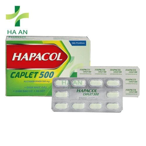 Thuốc Uống Hapacol Caplet 500CTCP Dược Hậu Giang