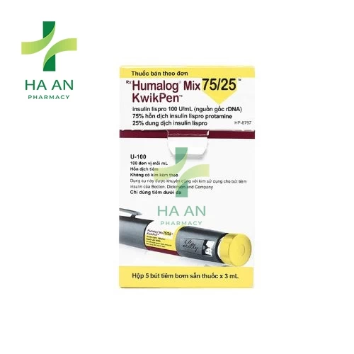 Thuốc Tiêm Humalog Mix 75/25 KwikpenLilly France