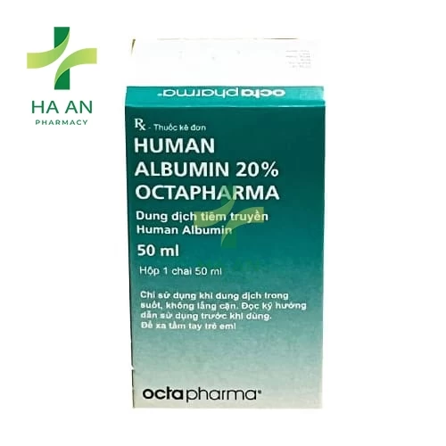 Thuốc Tiêm truyền tĩnh mạchHuman Albumin 20% OctapharmaOctapharma Pharmazeutika Produktionsges. m.b.H