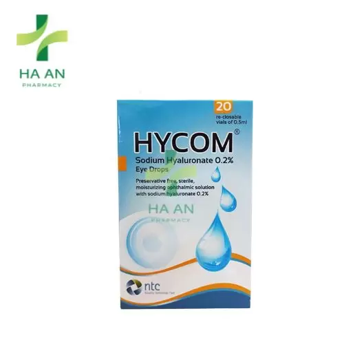 Hycom - Natri Hyaluronate 0,2% NTC Pharma