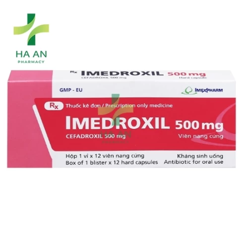 Thuốc Uống Imedroxil 500mgChi nhánh 3 - Công ty cổ phần dược phẩm Imexpharm tại Bình Dương