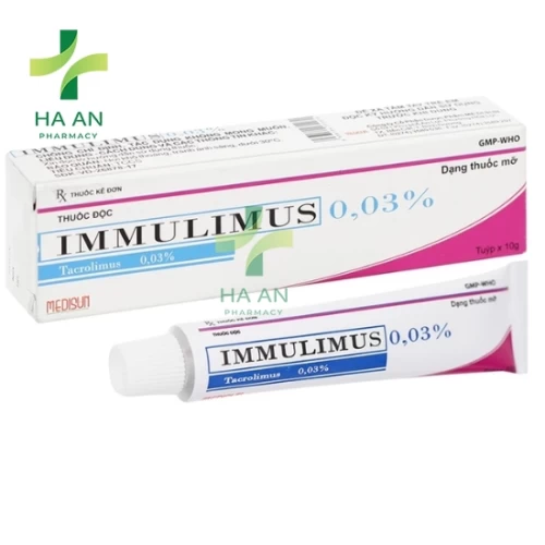 Thuốc Dùng ngoài Immulimus 0,03%Cty CP Dược Phẩm Medisun