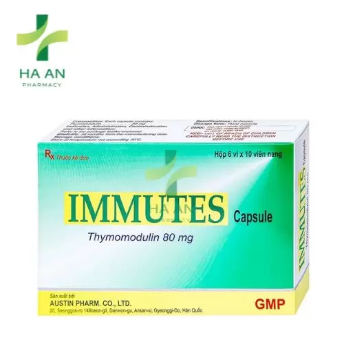 Immutes capsule - Thymomodulin 80mg Austin Pharm