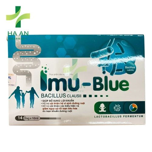 Imu - Blue Giúp bổ sung lợi khuẩn, hỗ trợ cải thiện hệ vi sinh đường ruột.