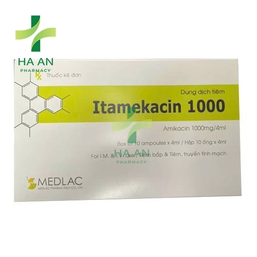 Thuốc Tiêm Itamekacin 1000Công ty TNHH sản xuất dược phẩm Medlac Pharma Italy