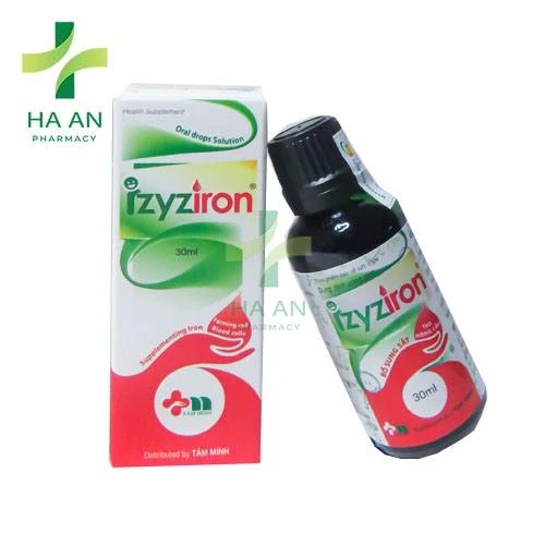 Izyziron® bổ sung sắt cho trẻ nhỏ và phụ nữ