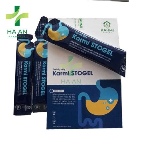 Gel Dạ Dày Karmi Stogel Hỗ trợ giảm axit dịch vụ, giúp bảo vệ niêm mạc dạ dày