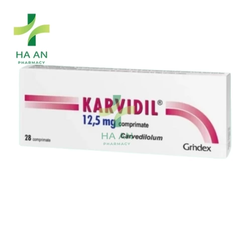 Thuốc Uống Karvidil 12.5mgJSC "Grindeks"