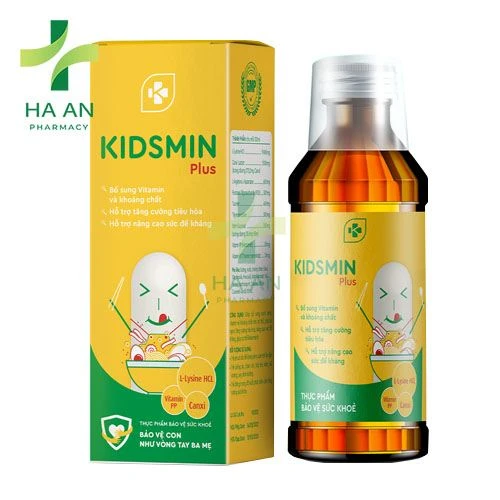 Kidsmin Plus bổ sung dưỡng chất cần thiết giúp trẻ tăng cường hệ miễn dịch