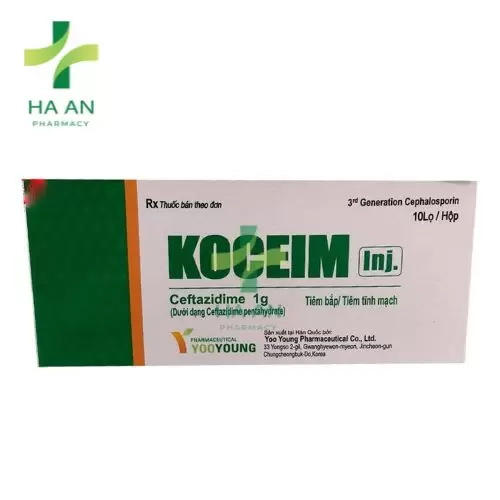 Koceim Inj - Ceftazidim 1g Yoo Young Pharma