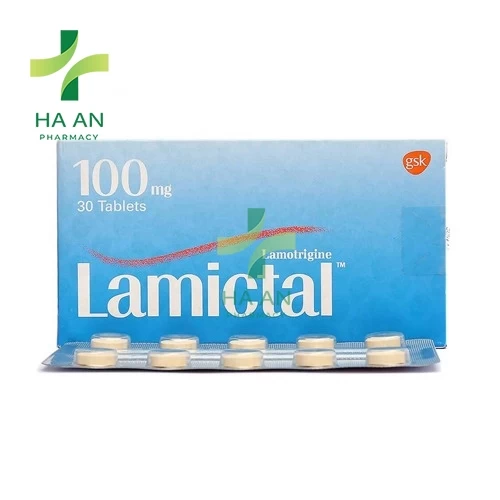 Thuốc Uống Lamictal 100mgGlaxoSmithKline Pharmaceuticals SA; đóng gói: GlaxoSmithKline Australia Pty Ltd