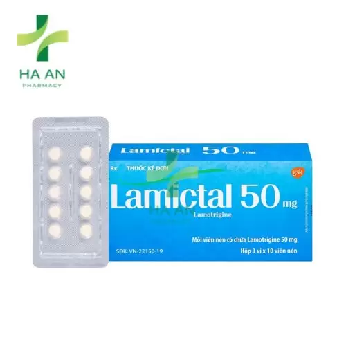 Lamictal 50mg - Lamotrigine GlaxoSmithKline Pharma