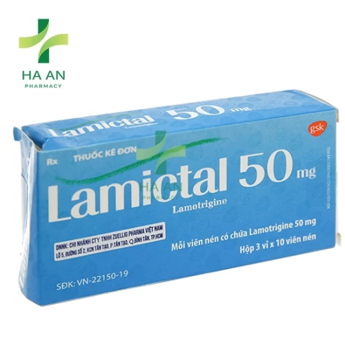 Thuốc Uống Lamictal 50mgGlaxoSmithKline Pharmaceuticals S.A