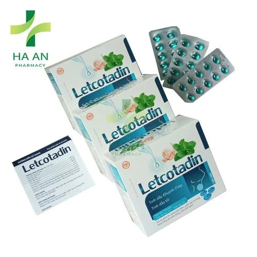 Letcotadin - giảm ho, khản tiếng do viêm họng