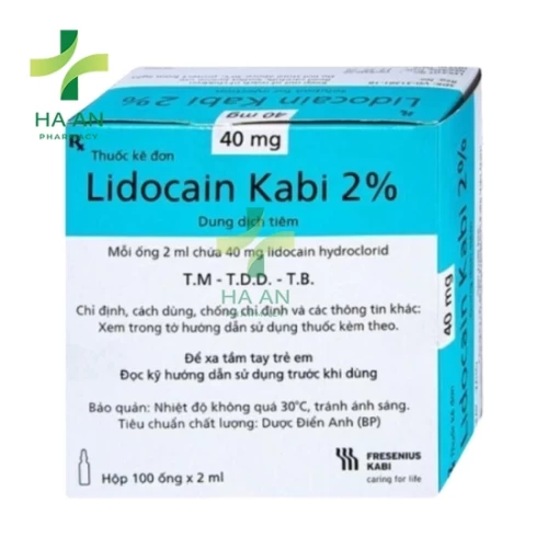 Thuốc Tiêm Lidocain Kabi 2%Cty CP Fresenius Kabi Việt Nam