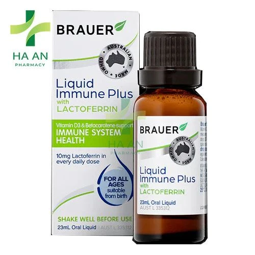 Brauer Liquid Immune Plus With Lactoferrin - tăng cường sức đề kháng