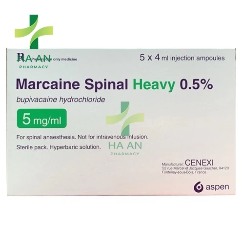 Thuốc Tiêm tủy sống Marcaine Spinal HeavyCenexi