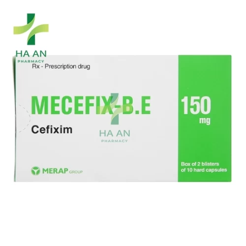 Thuốc Uống MECEFIX-B.E 150MGCông ty Cổ Phần Tập Đoàn Merap