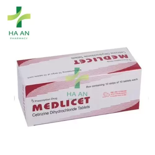 Medlicet tablets - Cetirizine 10mg Medley Pharma