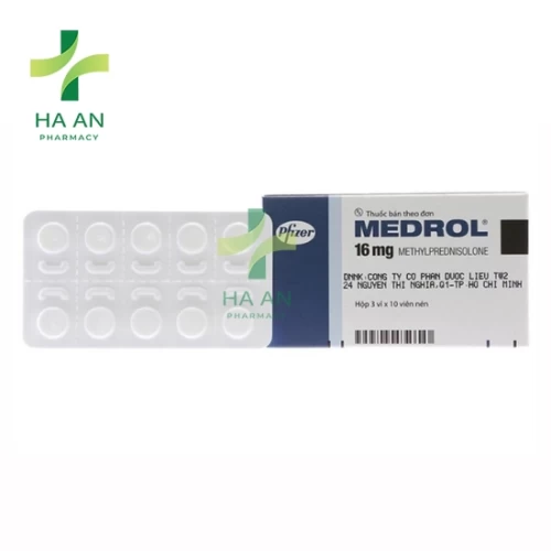 Thuốc Uống Medrol Tab 16mg 30\'sPfizer Italia S.r.l-Ý