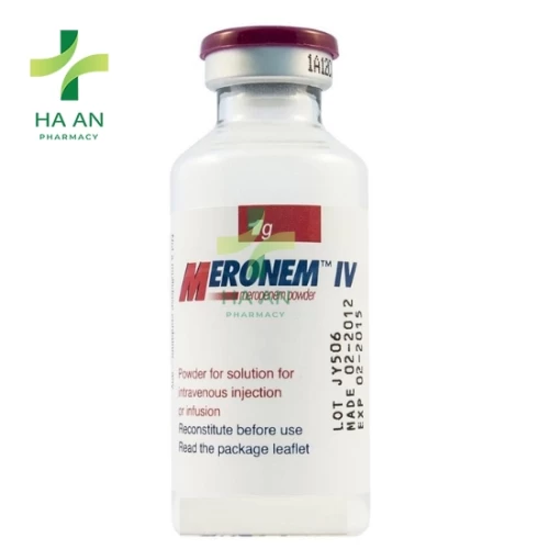 Thuốc Tiêm/ Tiêm truyền tĩnh mạch (IV) MeronemACS Dobfar S.P.A; Đóng gói và xuất xưởng bởi :Zambon Switzerland Ltd.