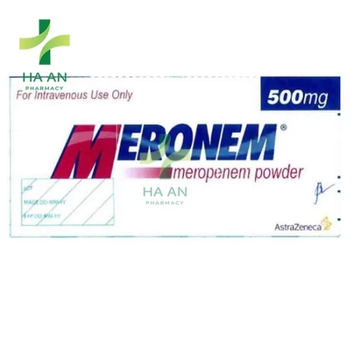 Thuốc Tiêm/ Tiêm truyền tĩnh mạch (IV) Meronem Inj 500mg
