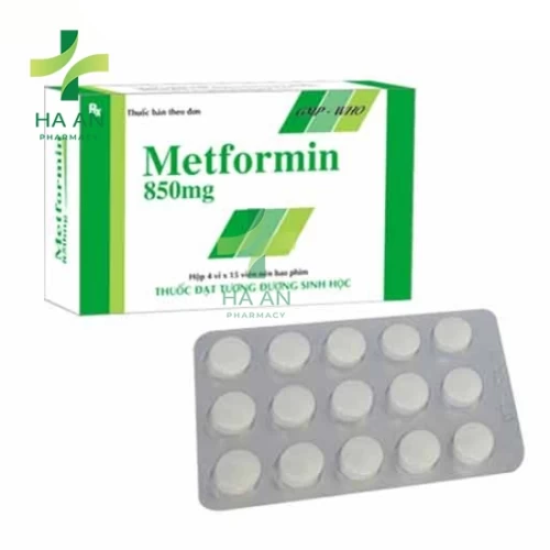 Thuốc Uống Metformin 850mgCông Ty Cổ Phần Dược Phẩm Tipharco