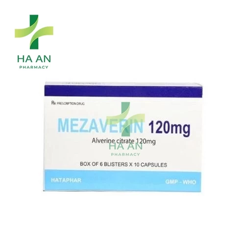 Thuốc Uống Mezaverin 120 mgCông ty cổ phần dược phẩm Hà Tây