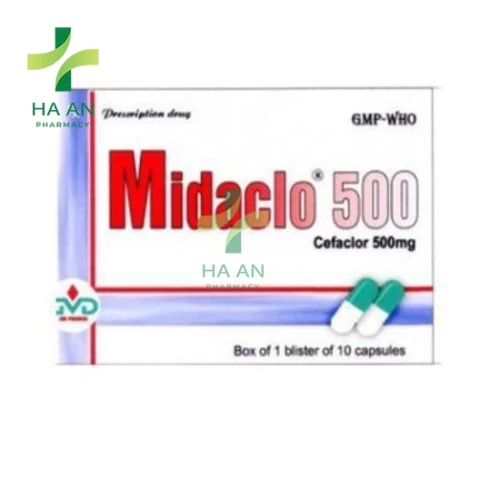 Thuốc Uống Midaclo 500Công ty CPDP Minh Dân